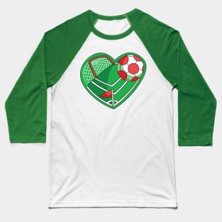 I love soccer Baseball T-Shirt